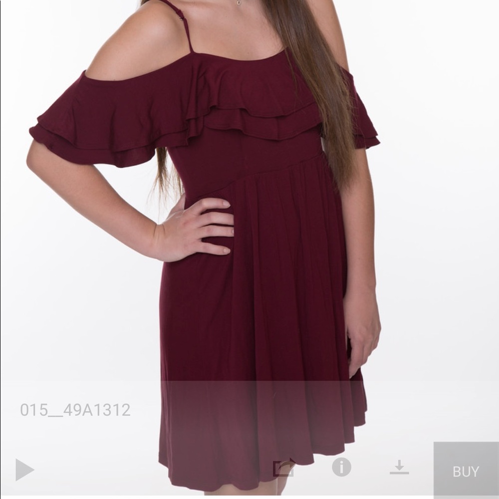 drygoods burgundy dress